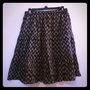 A-line Patterned Skirt by Sara Studio